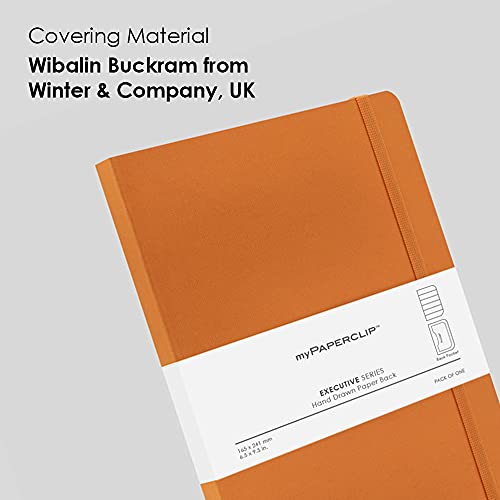 Carnet A5 myPAPERCLIP ligné orange ESX192A5-R pour vos notes
