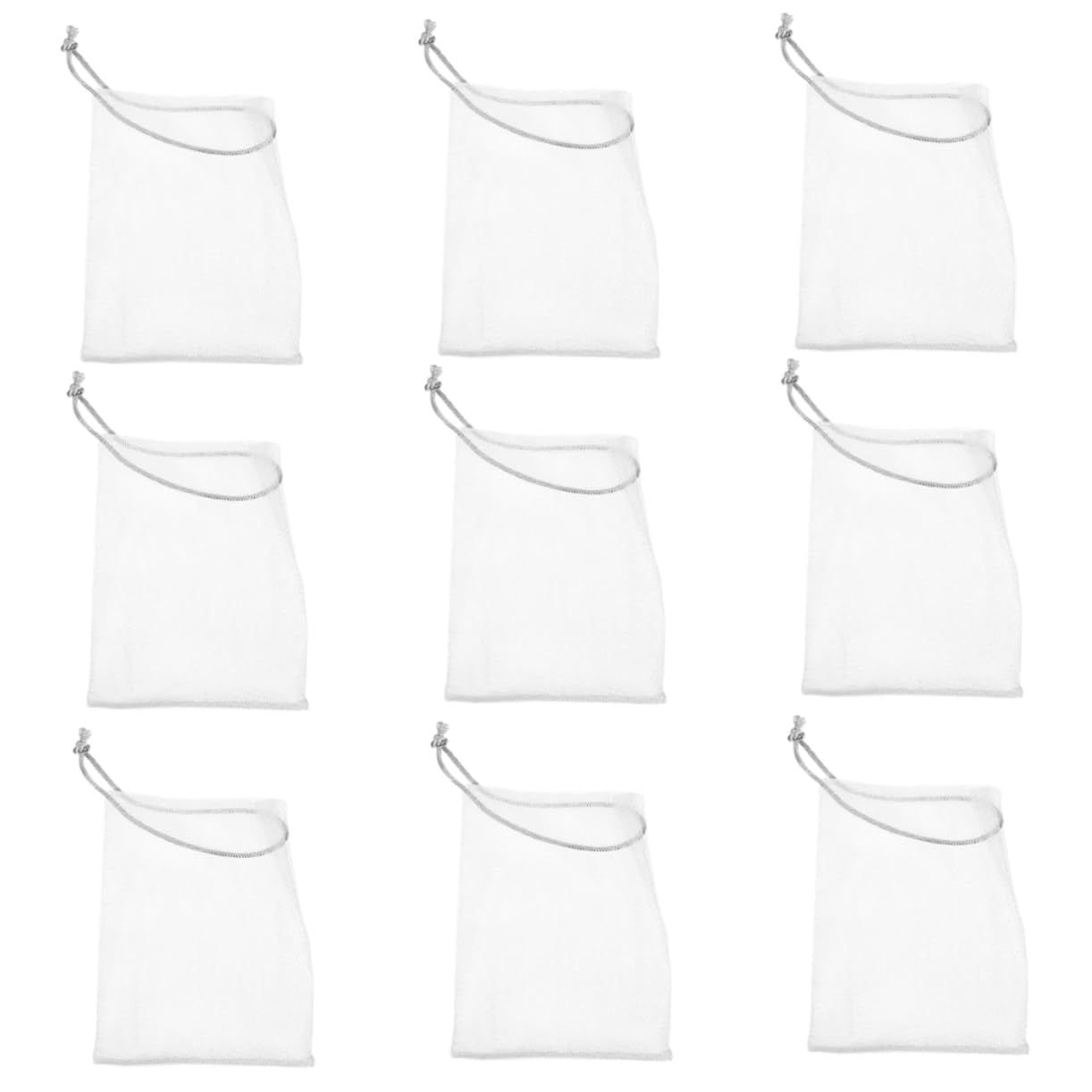 Gatuida 60pcs Portable Soap Bags Drawstring Multi-function Mesh Soap Pouches for Travel Camping and Shower Use Saver for Gentle Exfoliation and Creation