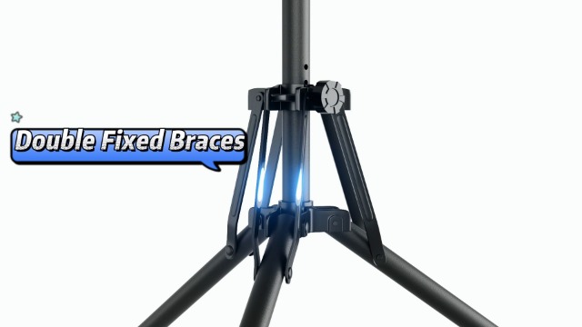 GSOW Poster Stand for Display, 80'' Adjustable Sign Stand Tripod, Retractable Poster Board Stand Double-Sided Banner Stand, Foldable Floor Standing Sign Holder Signage Stand with Portable Bag, Black