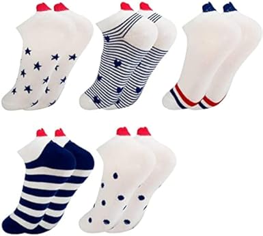 heart back trainer socks