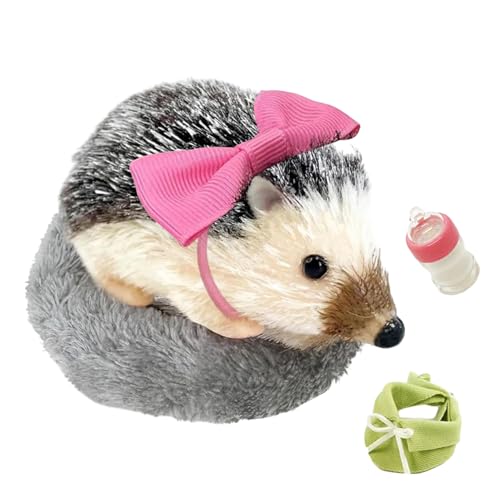 Figurine hérisson en silicone 13 cm jouet éveil et décoration chambre