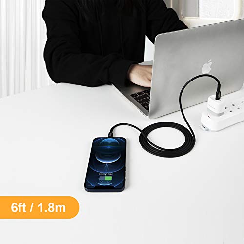 Cablecreation Usb C To Lightning Cable 6Ft, Iphone 13 Charger [Mfi Certified], Type C To Lightning Cord For Pd Fast Charging & Data Sync, Compatible With Iphone13, 12, 11, X, Xs, 8, Airpods Pro, 1.8M #TOP6