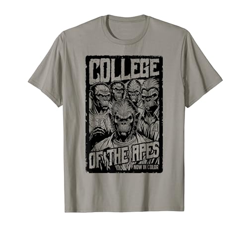 Halloween College Apes Horror Movie Funny Teacher Student T-Shirt