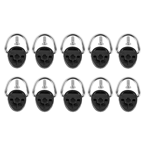 Hbaebdoo 10-Pack D'Ancrages D'Arrimage en MéTal Boucle D'Anneau en D pour Jimny JB64 JB74W 2019 2020 2021 Coffre