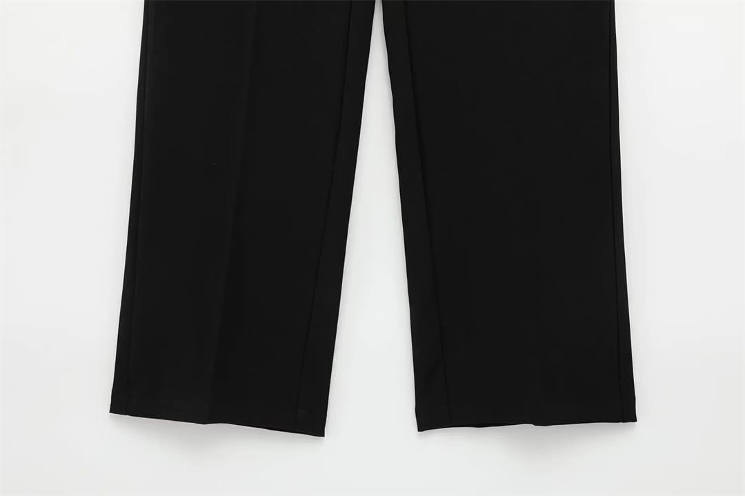 Women's Casual Set Zipper Short Shirt Retro Pants Set
