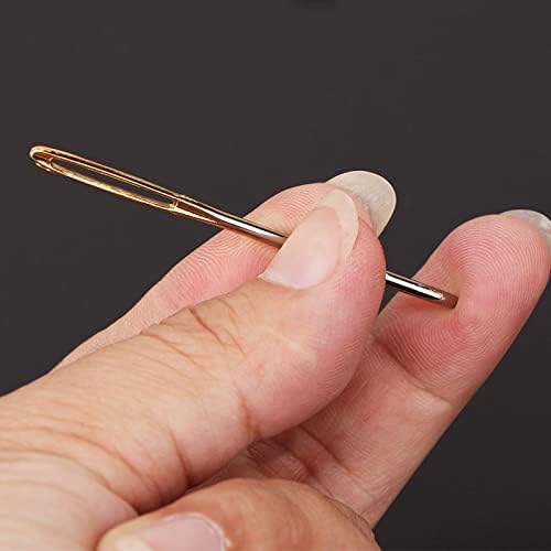 NITAIUN 60 Pcs Cross Stitch Large Eye Blunt Needles - Embroidery & Hand Sewing - Stainless Steel - 3 Sizes (1.57''/1.46''/1.34'')