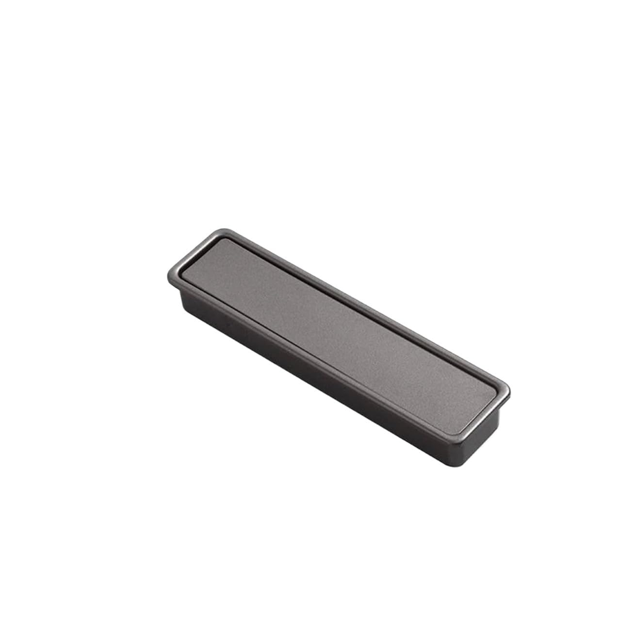 Mohuied Gray 99Mm Recessed Handle Modern Simple Sliding Door Concealed Embedded Handle Zinc Alloy Kitchen Cabinet Invisible Furniture Slotted(Gray 99Mm)