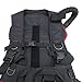 Baglaum 2X Scuba Diving Backmount Sidemount BCD Quick Release Chest Strap Diving Accessories, Black