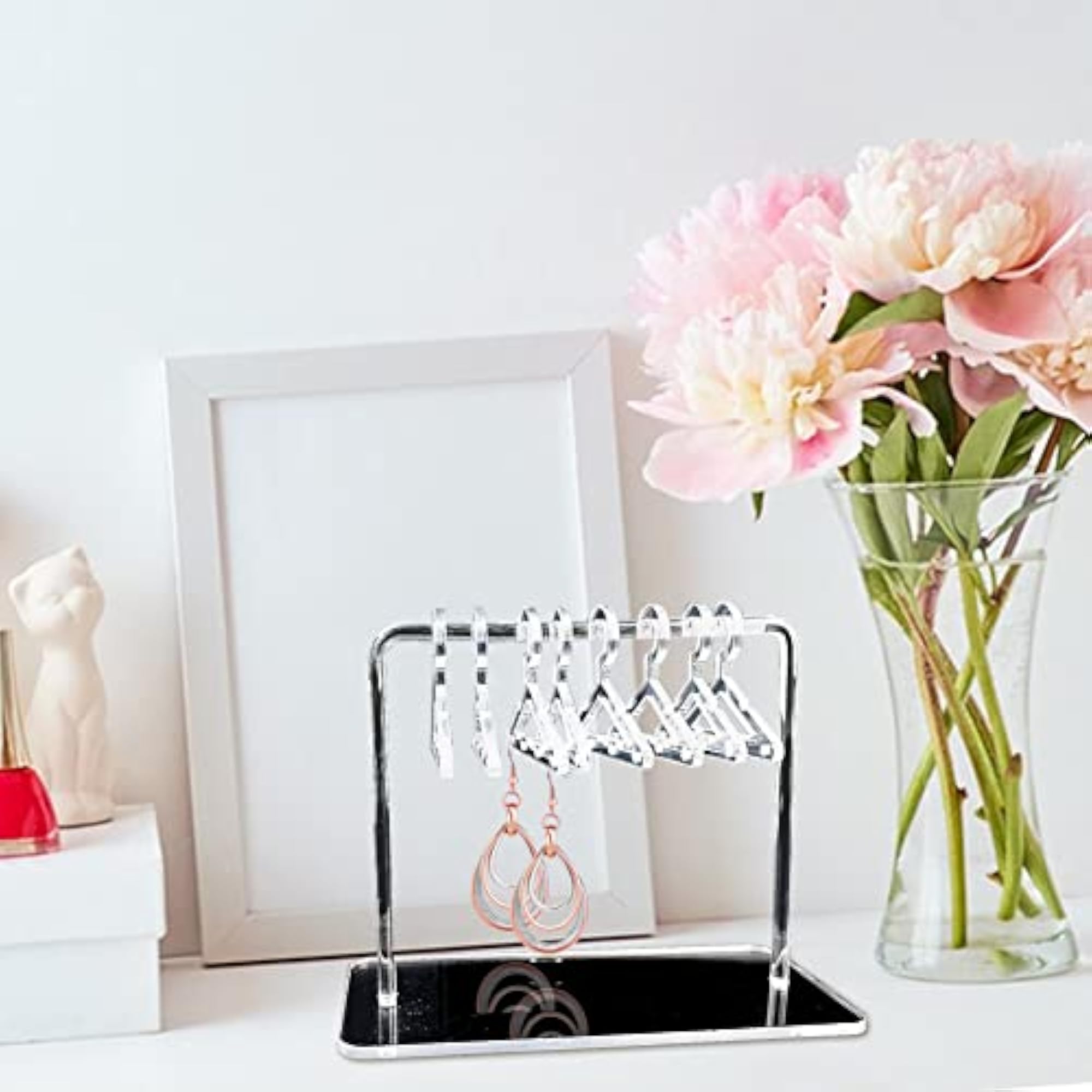 Acrylic Earring Rack Display Hanging Organizer