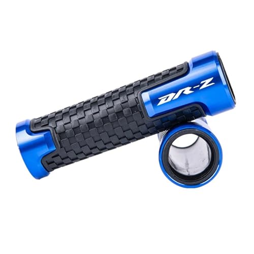 Poignées de guidon moto et poignée d'accélérateur bleu Suzuki DRZ 400 SM