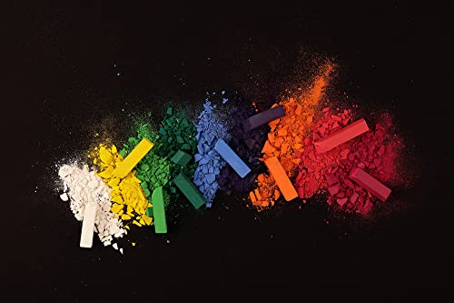 Soho Urban Artist Soft Pastel Sketch Squares For Professional Pastel Studies, Designing, Plein Air Sketching, Pastel Artwork - [Set Of 72 - Assorted Colors] #TOP3