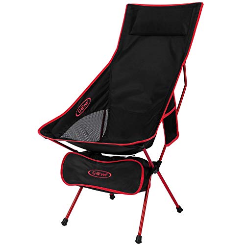 G4Free Lightweight Portable Chair Outdoor Folding Backpacking Camping Lounge Chairs for Sports Picnic