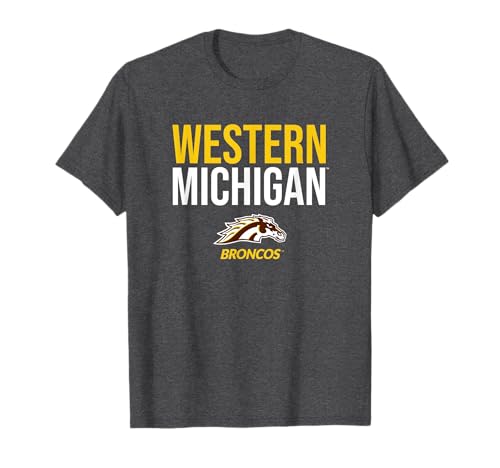 Western Michigan University Broncos Stacked T-Shirt