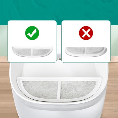 Set de 8 filtros de repuesto para fuentes de agua para gatos miniatura 4