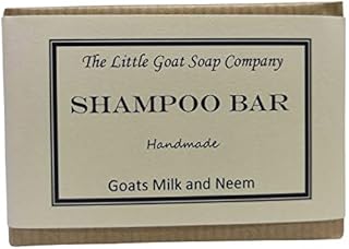 The Little Goat Soap Company Shampoo Bar - Goats Milk and Neem Oil, Eczema, Psoriasis, Seborrhoeic Dermatitis,100 g