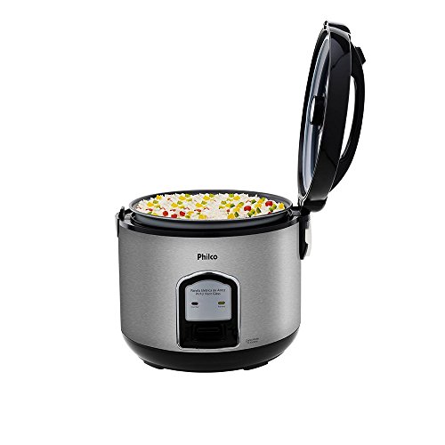 Panela de arroz, Ph10 visor glass, 10 xícaras, Preto, 110v, Philco