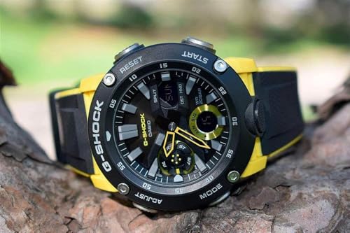 Casio G-Shock GA-2000-1A9DR Pasek z żywicy analogowo-cyfrowy