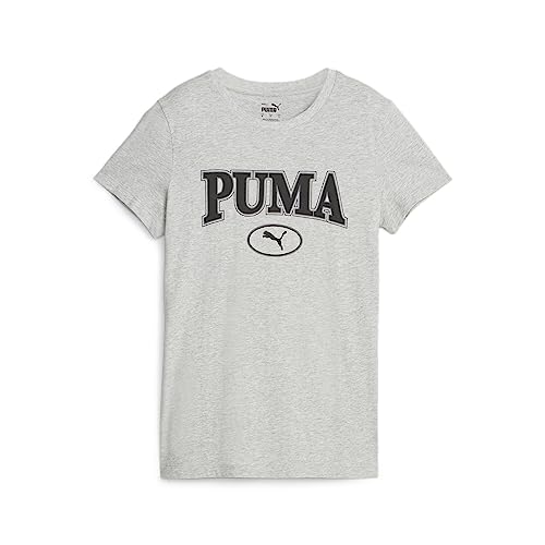 tee shirt squad coton chiné femme puma - vue 2