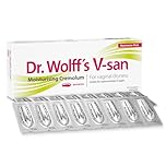 Dr. Wolff's V-san Moisturising Cremolum for Vaginal Dryness 16 pcs | Vaginal Moisturiser for Daily Use | Prevent Itching & Dryness | Vaginal Dryness Treatment | Hormone-Free Soothing Vaginal Cream