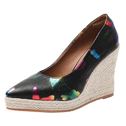 Chaussures à talon compensé pour le printemps en ville