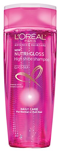 Loreal Shampoo Nutri-Gloss 12.6 Ounce (372ml) (3 Pack)