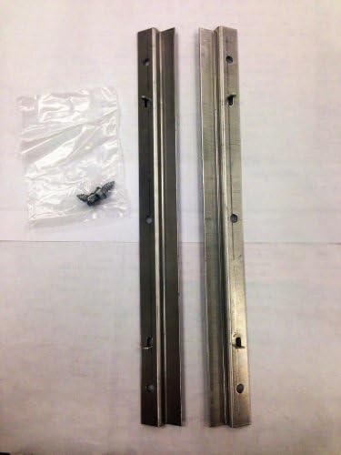 Weber 88203 11-1/2" Catch Pan Rails with 2 Hex Screws for Genesis Silver B/C w/ 3 holes