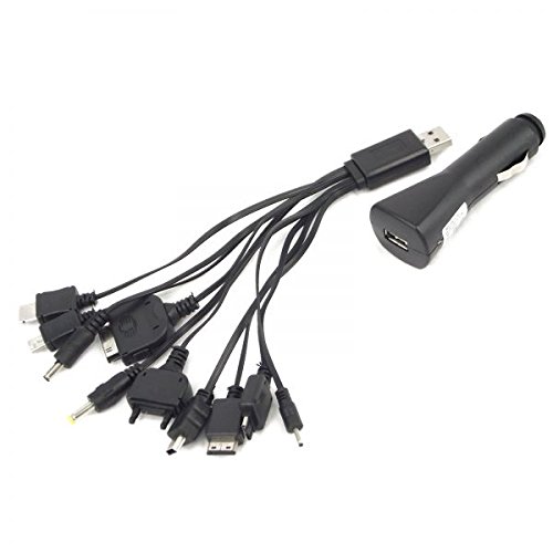 10 in1 Portable USB Multi Charger Adapter Cable & Car Charger Buy 10