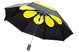 GustBuster Metro 43-Inch Automatic Umbrella (Echo Black/Yellow)
