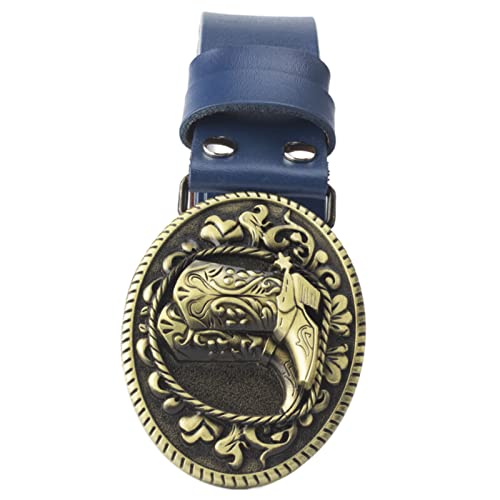 Ceinture Western pour Femme en Laiton Massif et Cuir Vintage Style Cowboy