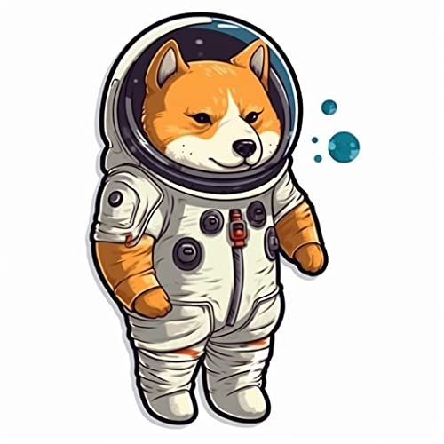 Image of Yoonek Graphics Shiba Inu Dog Vinyl Decal Sticker for Car, Laptop, Tumbler, More. #001596