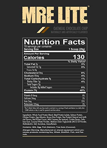 image for Redcon1 - MRE LITE 5LB - (78 Servings) Animal Protein, Real Whole Food