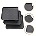HOMSFOU 3pcs Multi-Function Shoes Boot Tray Set Waterproof Shoe Storage Mat for Indoor Use Potted Plant Plate and Car Trunk Sundries Organizer