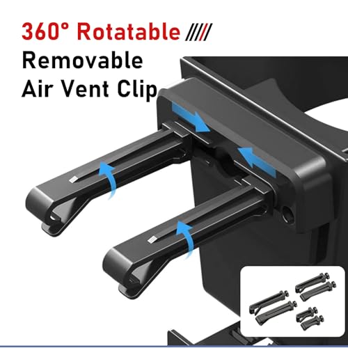 Portavasos para auto ajustable para ventilación de aire miniatura 5