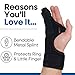 Metacarpal Finger Splint Hand Brace | Pinky Finger Splint For Boxer Fractures, Broken Ring Finger | Little Finger Cast, Trigger Finger Immobilizer Straightener, Ulnar Gutter Splint Support | LEFT S/M