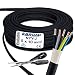 Produktbild EBROM Erdkabel NYY-J 5x10 mm² - Starkstromkabel - PVC Erdleitung - schwarz - Auswahl in 5 Meter Schritten, viele Längen - NYY-J 5x10 mm2 - Ihre Länge: 30 Meter