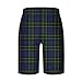Mens Swimsuit Trunks 5 Inch Inseam Drawstring Elastic Waist Plaid Pajama Shorts Summer Fashion Bathing Suits 2024 Mens Bathing Suit 7 inch Inseam Purple L