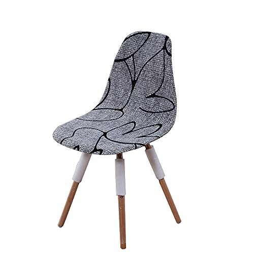 CHNSHOME Funda de Silla escandinava elástica Fundas para sillas de Comedor escandinavas 6 Piezas Funda de Silla Extensible Cubre Silla escandinava Cover