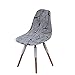 CHNSHOME Coprisedia scandinava Elasticizzate Fodere per sedie da Pranzo Scandinave coprisedile scandinavo 6 Pezzi