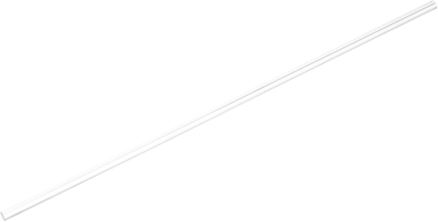 uxcell 2pcs Clear Rigid Tubing Pipe 2mm ID x 6mm(1/4") OD 1Ft(305mm) Round Plastic Polycarbonate Tube