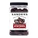 Sanders Dark Chocolate Sea Salt Caramels, Kettle Cooked Caramel Covered in Dark Chocolate, 28 oz Gift Tub