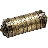 yofit Da Vinci Code Mini Cryptex Lock Puzzle Box with Hidden Compartments for Notes Paper Money Rings Jewelry, Anniversary Romantic Birthday Gifts for Her Men Women Girlfriend