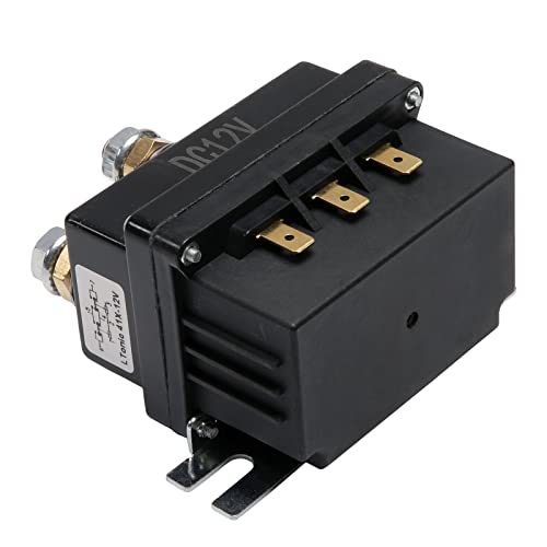 Replacement 12 Volt 500 Amp Winch Solenoid Contactor Relay - Compatible With Polaris Ranger 8000Lb - 12000Lbs And Other Atv, Utv, 4Wd, Suv 4X4 Solenoid Winches 12V 15W - Wireless Remote System #TOP7