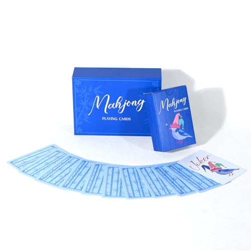 Set portátil ligero de Mahjong de plástico miniatura 1