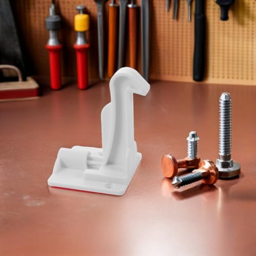 Cerradura para gabinetes de material ABS blanco resistente 5