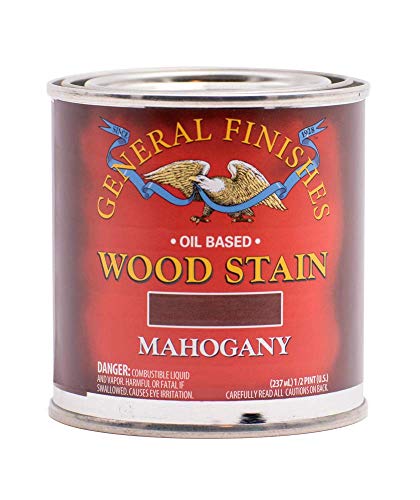 General Finishes Oil Based Penetrating Wood Stain, 1/2 Pint,...