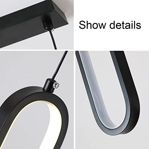 Luz colgante de tocador minimalista de hierro forjado y alta transmisión acrílica 15W 6