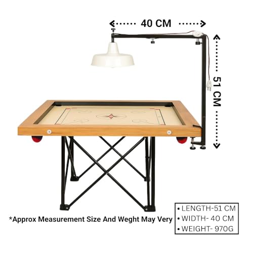 Image of KNK Carrom Lamp Stand, Foldable Adjustable Light Stand (Bulb Not Included)