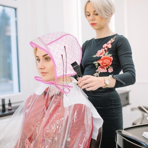 Bewudy 2 conjuntos de kits de coloração de cabelo, tampas de realce de cabelo, touca de cobertura de