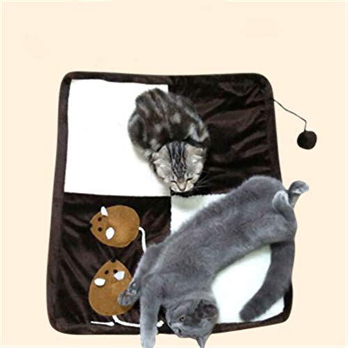 Balacoo Tapete de Arranhamento para Gatos Durável Quadrado para Gatos Tapete de Garra Prático e Útil