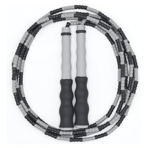 Cuerda de saltar de fitness ajustable con mango antideslizante Cover